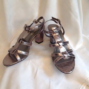 Ralph Lauren Alligator Embossed Sandals